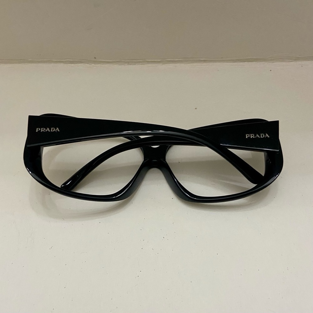 Prada Made in Italy Black (Frame Only) SPR 25N 61-13 1AB-3M1 135 2N - Picture 4 of 10